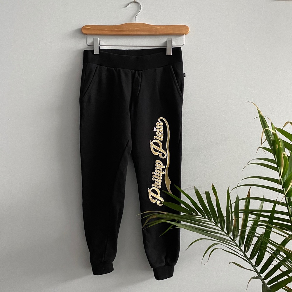 AUTHENTIC Black Philipp Plein Boys Joggers
